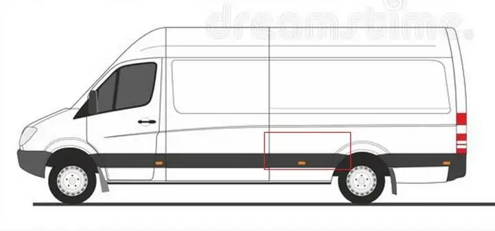 Mercedes-Benz Sprinter W906 (2006 - 2018) Заднее крыло — фото 4