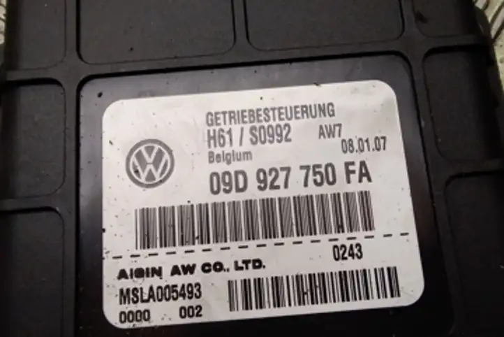 Volkswagen Touareg I (2002 - 2010) 09D927750 Прочие блоки управления — фото 4