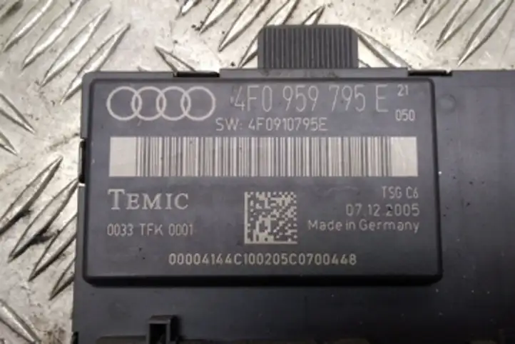 Audi A6 S6 C6 4F (2004 - 2008) 4F0959795E Блок управления дверью — фото 4