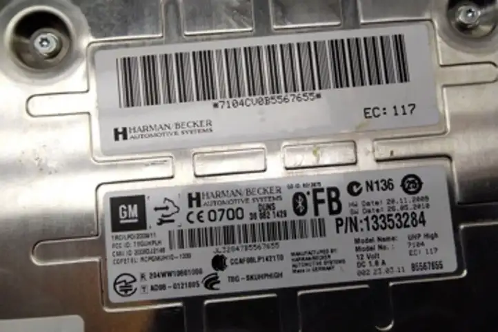 Opel Meriva B (2010 - 2014) 13353284 Bluetooth модуль — фото 2