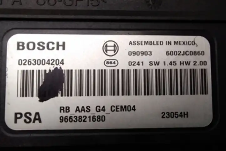 Citroen C4 I Picasso (2006 - 2013) 0263004204 Блок управления парктрониками — фото 2