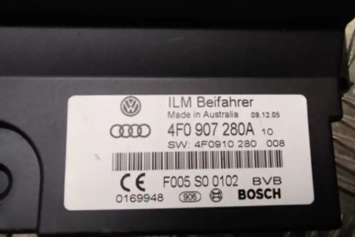 Audi A6 S6 C6 4F (2004 - 2008) 4F0907280A Прочие блоки управления — фото 2