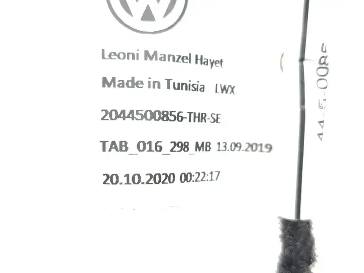 Volkswagen ID.3 (2019 - ) TAB016298MB Проводка задней двери — фото 7