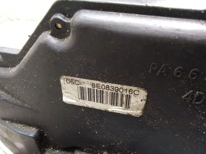 Audi A4 S4 B6 8E 8H (2000 - 2006) 8E0839016C Замок задней двери — фото 4