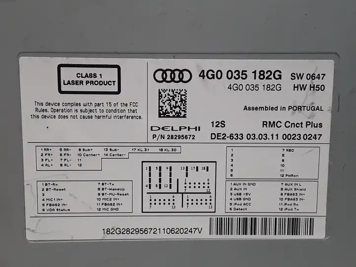 Audi A6 C7 (2011 - 2014) 4G0035182G Магнитола / мультимедийная система — фото 3