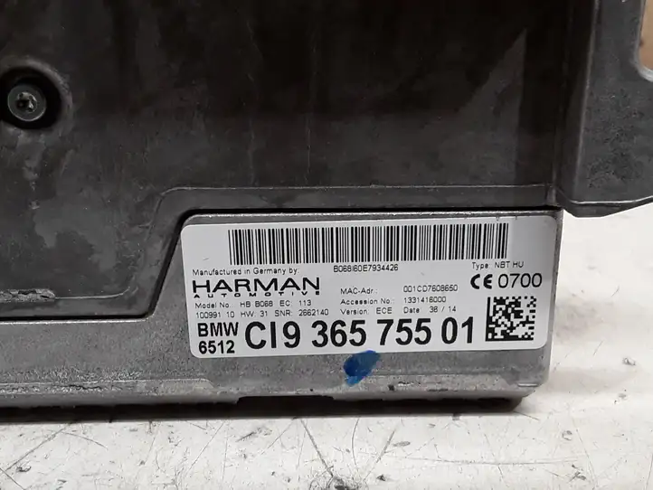 BMW 3 F30 F35 F31 (2012 - 2018) 9365755 Магнитола / мультимедийная система — фото 2