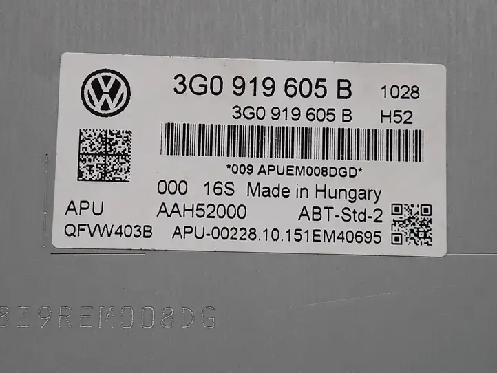 Volkswagen PASSAT B8 (2015 - ) 3G0919605B Магнитола / мультимедийная система — фото 5