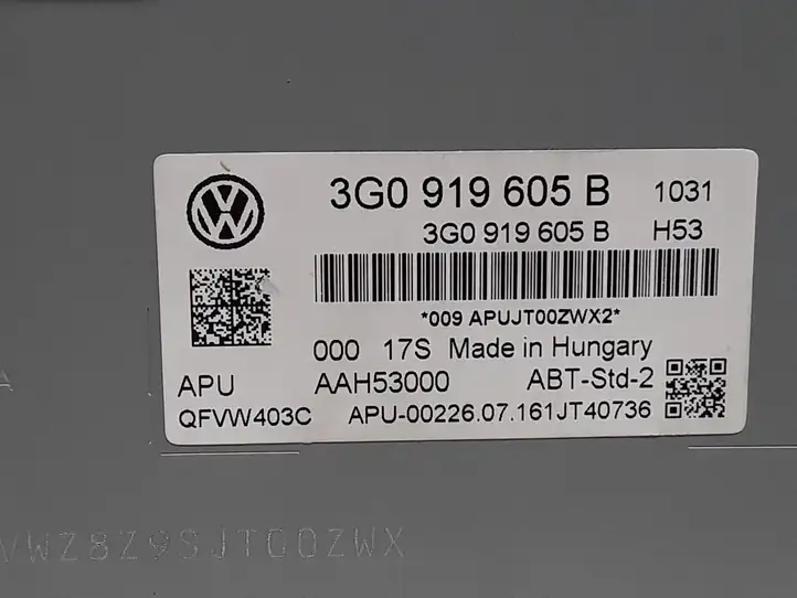 Volkswagen PASSAT B8 (2015 - ) 3G0919605B Магнитола / мультимедийная система — фото 3