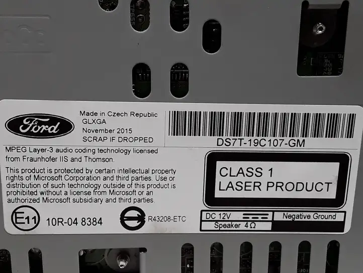 Ford Mondeo MK V (2014 - ) DS7T19C107GM Магнитола / мультимедийная система — фото 3
