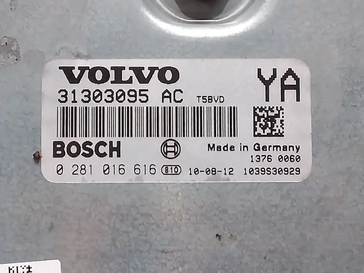 Volvo V70 (2007 - 2013) 31303095AC Блок управления двигателем (ЭБУ) — фото 2