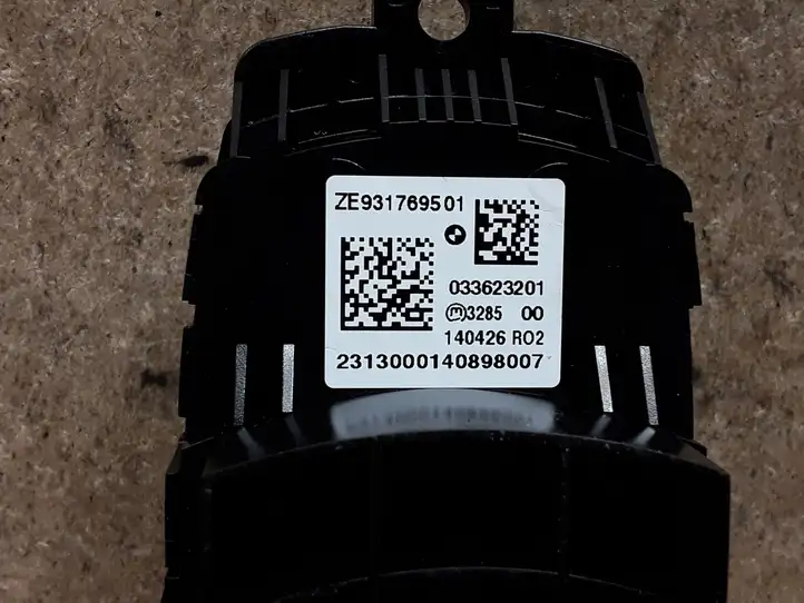 BMW 3 F30 F35 F31 (2012 - 2018) 9317695 Мултифункционный включатель управления / ручка — фото 4