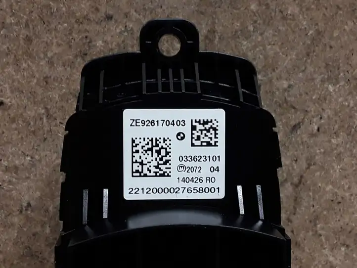 BMW 3 F30 F35 F31 (2012 - 2018) 9261704 Мултифункционный включатель управления / ручка — фото 3