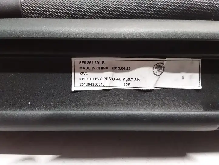 Skoda Octavia Mk3 (5E) (2013 - 2019) 5E9861691B Шторка багажника (сетка) — фото 2