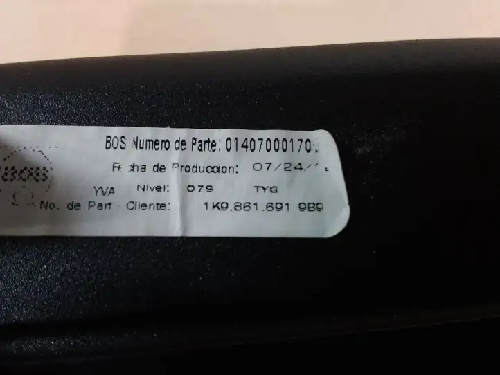 Volkswagen Golf VI (2009 - 2013) 1K9861691 Шторка багажника (сетка) — фото 3
