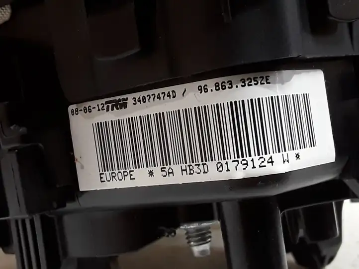 Peugeot 508 (2010 - 2014) 96863325ZE Подушка безопасности руля — фото 4