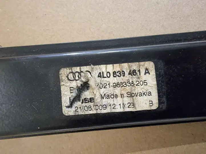 Audi Q7 4L (2009 - 2015) 4L0839461A Механический стеклоподъемник задней двери — фото 3
