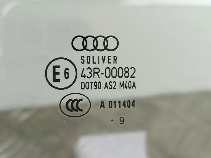Audi A5 8T 8F (2007 - 2011) 43R00082 Стекло задней двери — фото 2