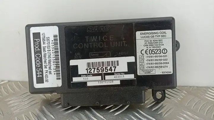 Saab 9-5 (1998 - 2005) 12759547 Модуль комфорта — фото 2