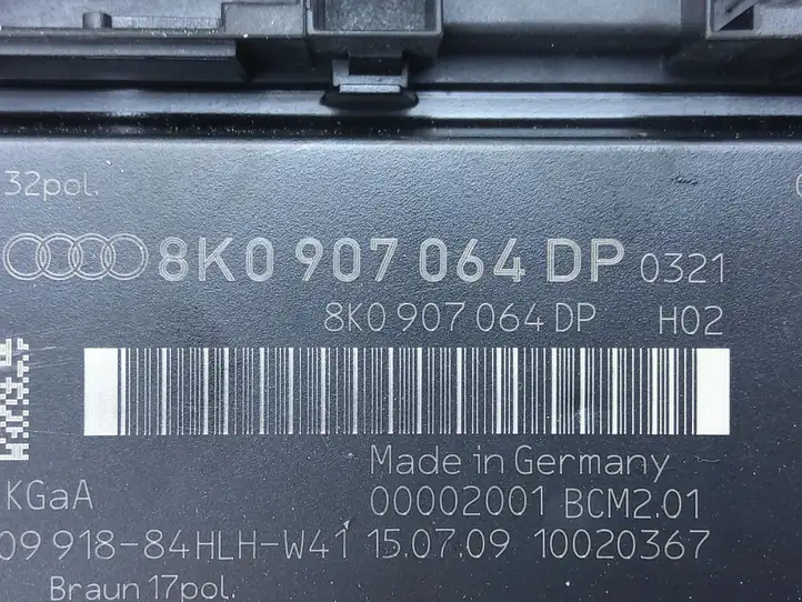Audi A5 8T 8F (2007 - 2011) 8K0907064DP Модуль комфорта — фото 2