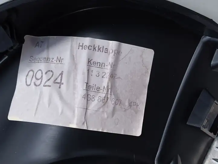 Audi RS7 C7 (2014 - 2018) 4G8867607 Обшивка стойки у окна — фото 4