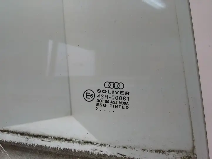 Audi A4 S4 B7 8E 8H (2004 - 2009) 8E0845255 Стекло задней двери — фото 3