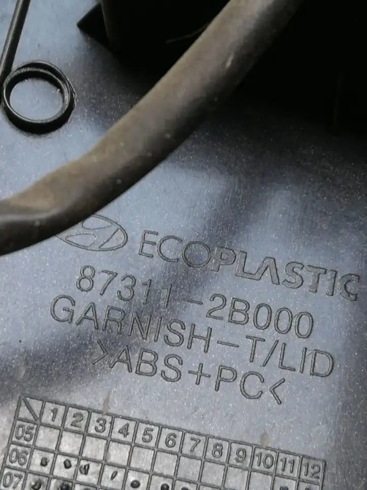 Hyundai Santa Fe (2005 - 2009) 873112B000 Подсветка номера — фото 4