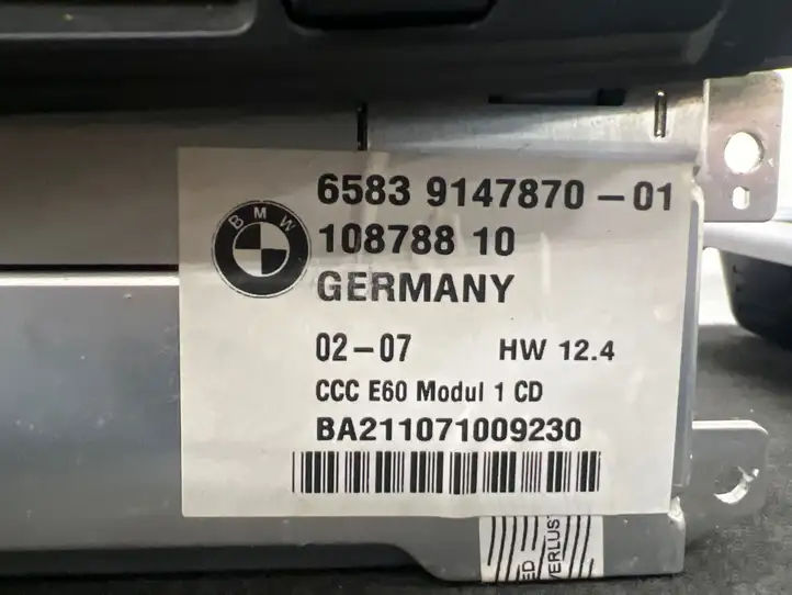BMW 5 E60 E61 (2004 - 2010) 9147870 Магнитола / мультимедийная система — фото 5