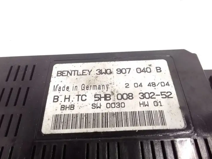 Bentley Continental (2003 - 2017) 3W0907040B Модуль управления кондиционером — фото 5