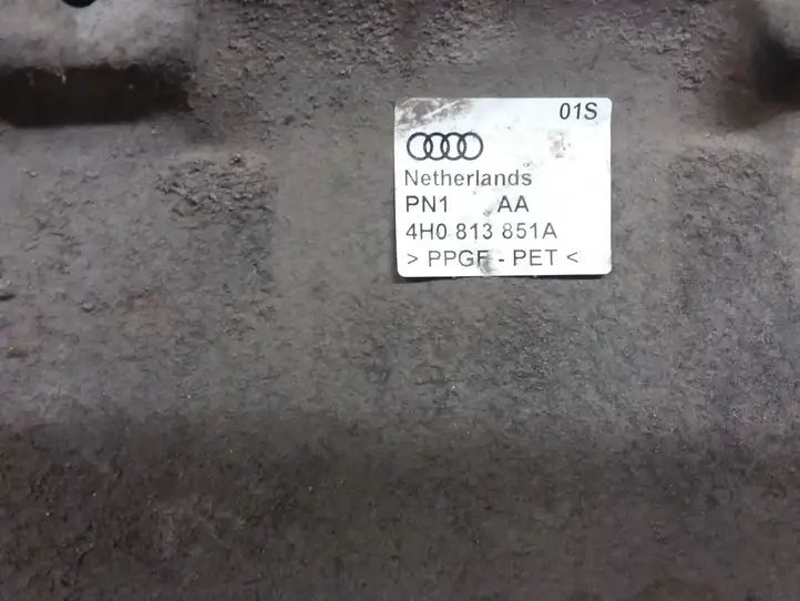 Audi A8 S8 D4 4H (2010 - 2014) 4H0813851A Защита днища багажника — фото 3