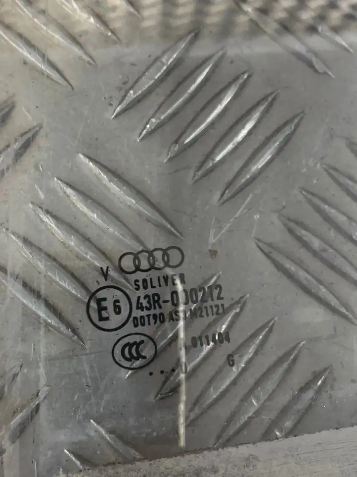 Audi A8 S8 D4 4H (2010 - 2014) 4H4845025C Стекло задней двери — фото 3