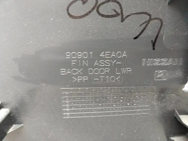 Nissan Qashqai (2013 - 2017) 909014EA0A Обшивка багажника — фото 3