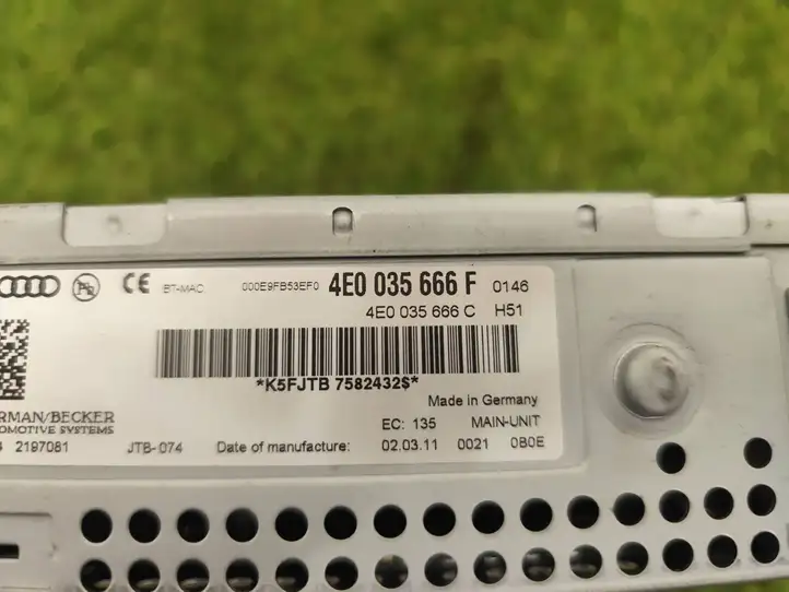 Audi A6 S6 C6 4F (2008 - 2011) 4E0035666F CD/DVD чейнджер — фото 3