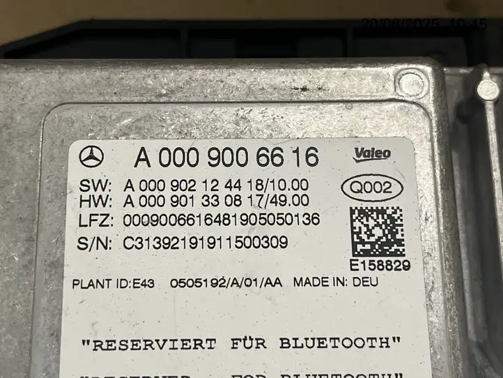 Mercedes-Benz E W213 (2016 - ) A0009006616 Bluetooth модуль — фото 6