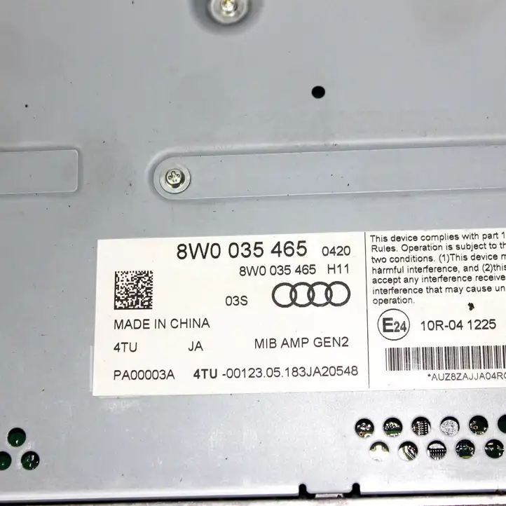Audi A4 S4 B9 (2015 - 2019) 8W0035465 Комплект аудиосистемы — фото 3