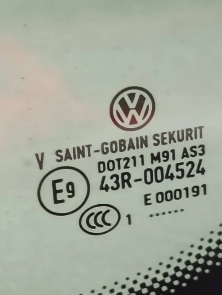 Volkswagen Transporter - Caravelle T5 (2009 - 2015) 43R004524 Заднее боковое стекло — фото 4