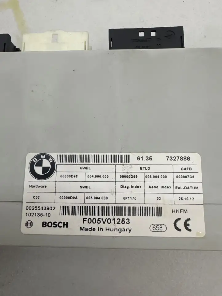 BMW 5 F10 F11 (2009 - 2016) 7327886 Блок управления крышкой багажника — фото 3
