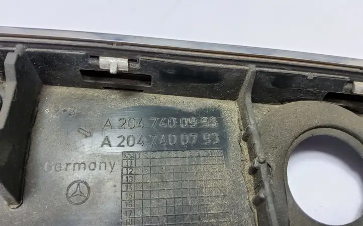 Mercedes-Benz C W204 (2007 - 2014) A2047400933 Подсветка номера — фото 2