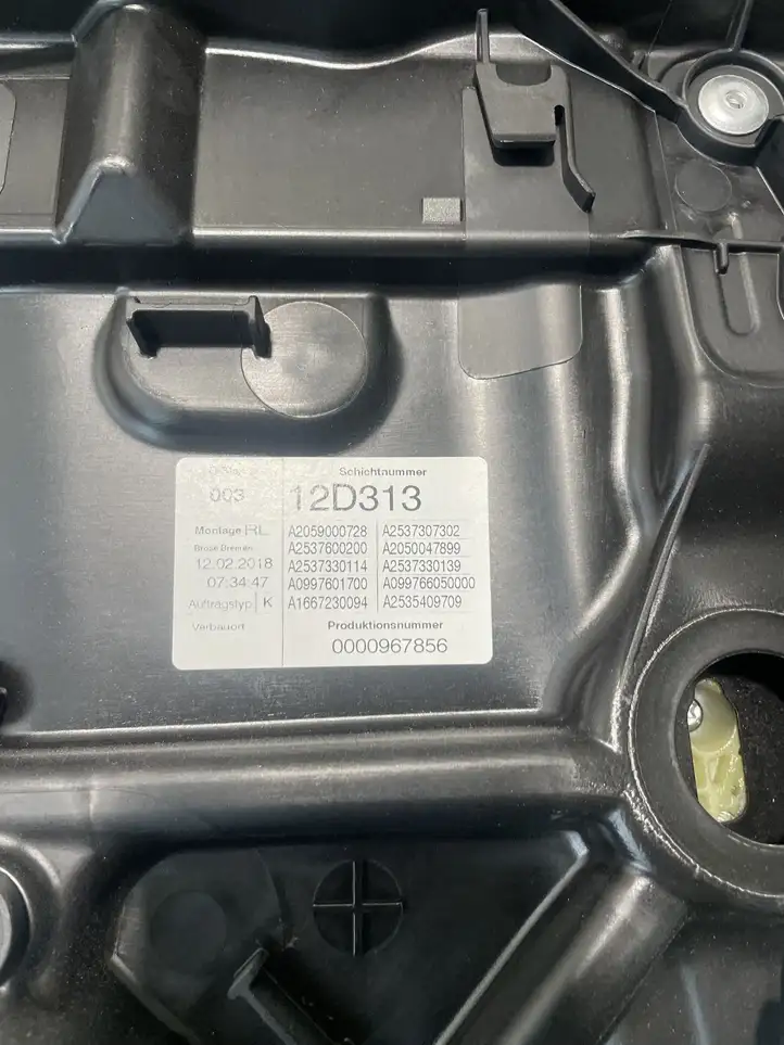 Mercedes-Benz GLC X253/C253 (2015 - ) A2059000728 Механический стеклоподъемник задней двери — фото 3