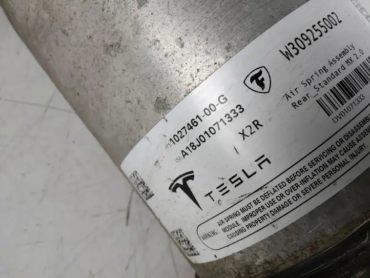 Tesla Model X (2015 - 2021) 102746100G Пневмоподушка задней подвески — фото 6