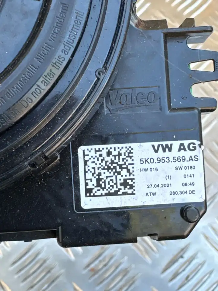 Volkswagen PASSAT B7 (2011 - 2014) 5K0953569AS Контактное кольцо SRS — фото 8