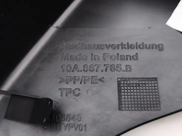 Volkswagen ID.3 (2019 - ) 10A867766B Верхняя боковая отделка заднего сиденья — фото 8