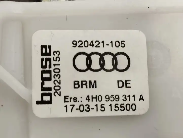 Audi A8 S8 D4 4H (2013 - 2017) 4H0959805 Электродвигатель сиденья — фото 3