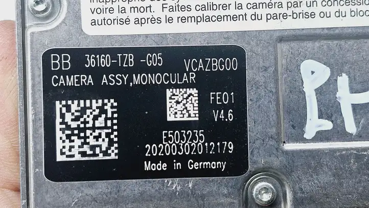 Honda Jazz IV GR (2020 - ) 36160TZBG05 Камера в лобовом стекле — фото 3