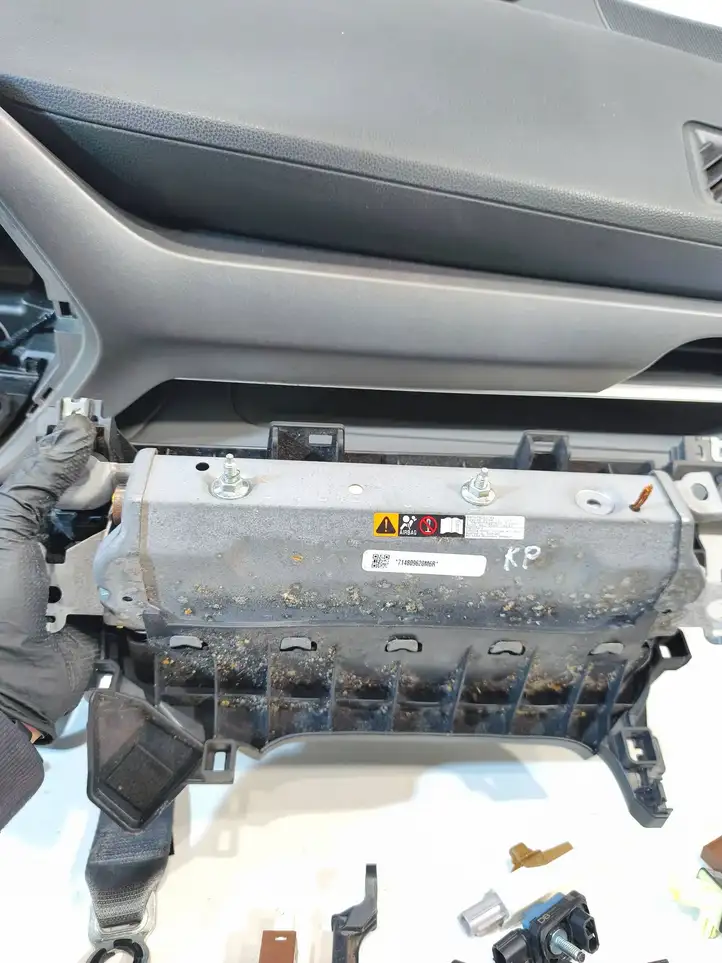 Toyota Highlander XU70 (2019 - ) 076780AP1NA Комплект подушек безопасности с торпедой — фото 13