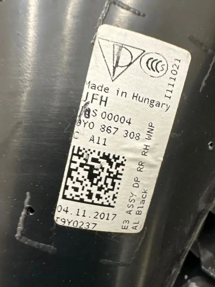Porsche Cayenne (9Y0 9Y3) (2018 - ) 9Y0867308 Обшивка задней двери — фото 4