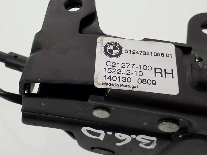 BMW X5 F15 (2013 - 2017) 7351058 Замок крышки багажника — фото 3