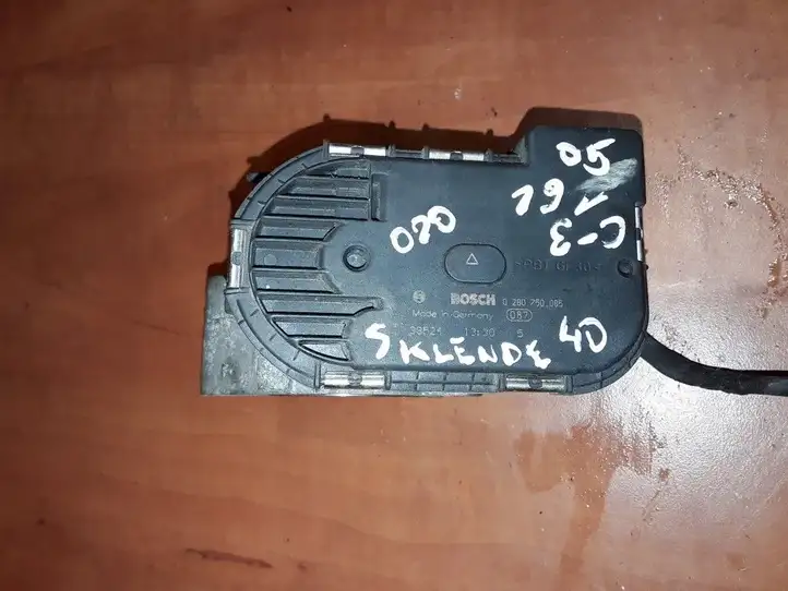 Citroen C4 (2004 - 2008) 0280750085 Дроссельная заслонка — фото 1