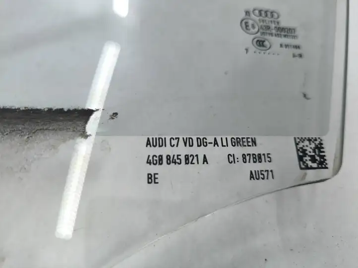 Audi A6 C7 (2014 - 2018) 4G0845021A Стекло передней двери — фото 4