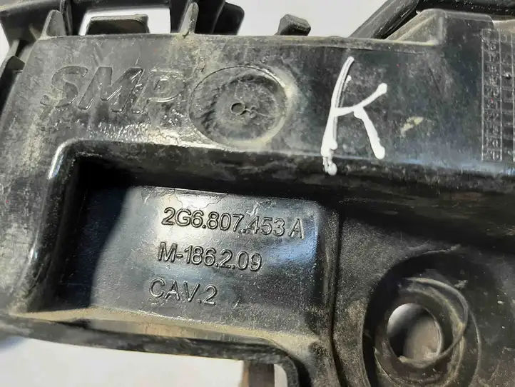 Volkswagen Polo VI (2015 - 2019) 2G6807453A Кронштейн угловой части бампера — фото 3
