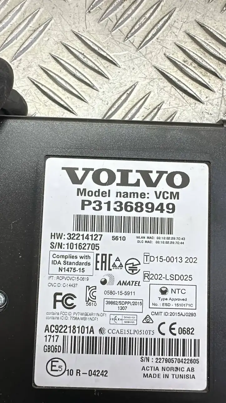 Volvo S90, V90 (2016 - 2020) 31368949 Bluetooth модуль — фото 7